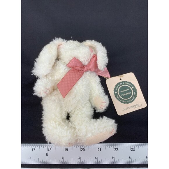 Boyds Bears & Friends Nataalie Nibblenose 7" Style # 5733000-01 White and Pink B - Picture 2 of 8